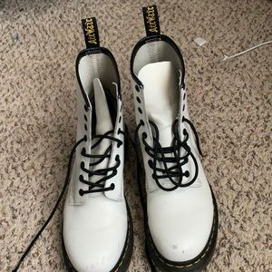 white Doc Marten 1460 boot!